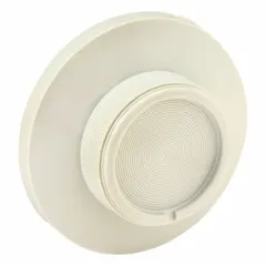 Replacement knob designed for use as a control interface on commercial and industrial HVACR equipment. Used to adjust settings such as temperature or airflow on heating, ventilation, air conditioning, and refrigeration systems.