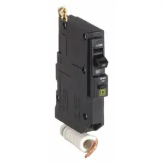 Bolt-on miniature circuit breaker rated 30 A, 120V AC, single-phase, with a maximum interrupting rating of 10kA at 120V AC. Suitable for overcurrent protection in QO Load Centers and NQ Panelboards.