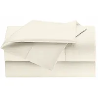 WESTPOINT HOME Flat Sheet: XL Twin, 109 in Overall Lg, 66 in Overall Wd, T200, Bone, Reusable (MPN 1A05390)