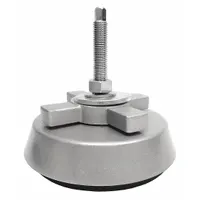 WMI Male-End Leveling Mount: Fixed Stud, M16 Thread Size, 6.3 in, 6,700 lb Capacity, Anti-Vibration (MPN WMRH160-87)