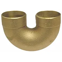 NIBCO Sweat Fitting Elbow: 2 in CTS x 2 in CTS, Cup x FTG, Bronze (MPN E535400)