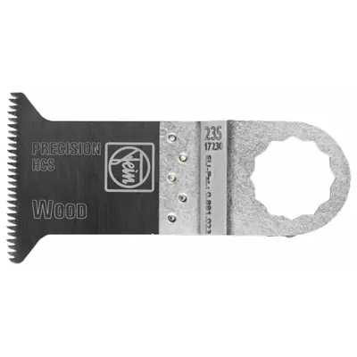 FEIN Oscillating Tool Blade: 2 in Blade Wd, 2 in Overall Lg, Flush Cutting/Precision Cutting - Closed-Back Universal OIS Mounted Blades