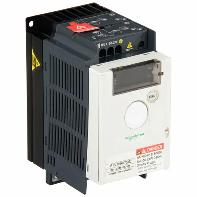 SCHNEIDER Variable Frequency Drive: In Phase Single, 200-240V AC, Out Phase Three - Schneider Altivar ATV12