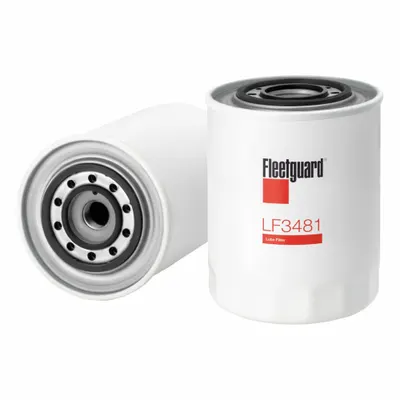 FLEETGUARD Automotive Oil Filter: BD232, LF3481, 3/4"-16 Thread Size, 6 in Overall Ht - Spin-On Oil Filters
