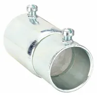 Combination Conduit Coupling: Steel, 1 in Trade Size, 3 3/16 in Overall Lg, Gray (MPN 1434)