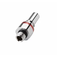 Quick Connection Coupling: Straight, 1/4 in Pipe Size, Warm Red, Quick Disconnect, Brass (MPN LQ4D46004RED)