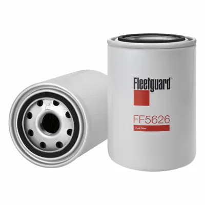 FLEETGUARD Fuel Filter: Spin-On, Coolant/Diesel Fuel/Hydraulic Fluid/Oil/Transmission Fluid - Spin-On Fuel Filters