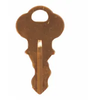 SAFETY TECHNOLOGY INTERNATIONAL Key: Nickel, 1 1/2 in Overall Lg, KIT-H19032, 2 PK
