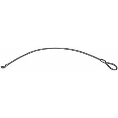 Nylon lanyard with 3/4 in loop and 18 in overall length. Sold in packs of 5. Used to secure handheld tools at height, reducing risk of dropped objects in industrial maintenance, construction, and manufacturing environments.