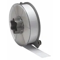 Flag Label: Rectangle, 1 1/2 in x 2 1/2 in, Polyester, White ( Gloss ), 2,200 Labels Included (MPN A55-5-483)