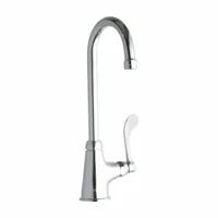 ELKAY Handle-Operated Faucet: Elkay®, Brass, Centerset, Deck, 1 Mounting Holes, 1.5 gpm Flow Rate (MPN LK535GN05T4)