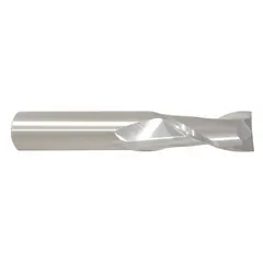 General purpose carbide square end mill with TiCN coating and 2-flute design. Mill diameter 6 mm, length of cut 19 mm, overall length 63 mm. Suitable for slotting, profiling, and contouring of metals and composites in industrial machining applications.