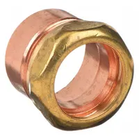 NIBCO Sweat Fitting Adapter: 1 1/2 in CTS x 1 1/4 in CTS, FTG x Compression, Wrot Copper (MPN 90127R 11/2X11/4)