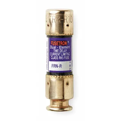 BUSSMANN Fuse: Class RK5, FRN-R Series, Time-Delay, 25 A, 250 V AC, 125 V DC - Time-Delay Cylindrical Fuses