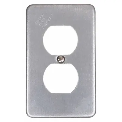 APPLETON ELECTRIC FSK-1DR Gray Aluminum & Zinc Weatherproof Box - Aluminum & Zinc Weatherproof Electrical Box Covers