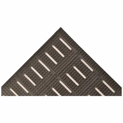 NOTRAX Antifatigue Runner: Antimicrobial, 3 ft x 20 ft, 3/8 in Thick, Raised Nubs - Antimicrobial Drainage Mats