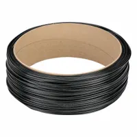 PARKER Tubing: Polyurethane, ID 2.5 mm, OD 4 mm, 500 ft Lg, Black (MPN 95UM-4X.75-BLK-0500)