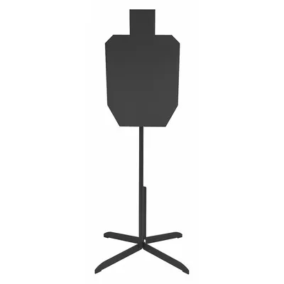 ACTION TARGET Shooting Range Targets: Steel, Freestanding Target, 30 in Ht, 18 in Wd - Freestanding Targets