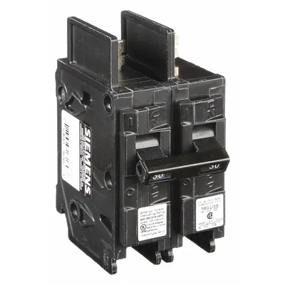 SIEMENS Miniature Circuit Breaker: 30 A Amps, 120/240V AC, 2 Poles - BQ & BQH Series, Bolt-On Siemens Miniature Circuit Breakers