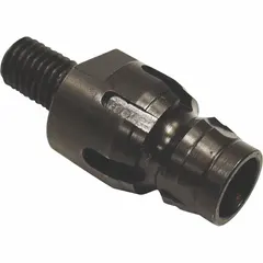 Extension for diamond-tipped core bits used in dry or wet coring of concrete, masonry, and stone. Connects between drill and core bit to increase drilling depth for applications where standard bits cannot reach.