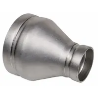 Metal Pipe Straight: 316 Stainless Steel, 3 in x 2 in (MPN 1330008530)