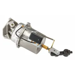Linear pneumatic damper actuator with swivel pedestal mounting and clevis connection. Spring range 8 psi to 13 psi. Includes positioner. For modulating air dampers in HVAC systems; not for fire or smoke applications.