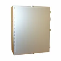 HAMMOND Electrical Enclosure: Stainless Steel, 30 in x 24 in x 12 in, NEMA 12/13/3R/4/4X, w/Panel (MPN 1418N4SSK12)