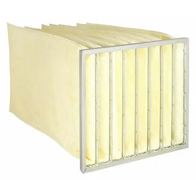 OEM Pocket Air Filter: 24 in x 24 in x 15 in, MERV 14, Yellow, Fiberglass - MERV 14 Pocket Air Filters