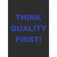 Entrance Mat: Think Quality First, 3 ft x 5 ft, 3/8 in Thick, Nylon, Vinyl, Gray, Indoor (MPN 194TQ35CHB)