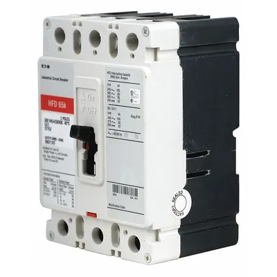 EATON Molded Case Circuit Breaker: 80 A Amps, 100kA at 240V AC, Fixed, ABC, Load Side Lug - FD-Frame Eaton Molded Case Circuit Breakers