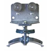 GLEASON Festoon Intermediate Trolley: C-Rail, Round, 0.6 in – 0.94 in, 3.97 in Overall Lg (MPN C35-RC-12)