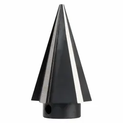 Reamer cone accessory for use with MX FUEL Pipe Threading Machine Series. Designed to deburr and smooth the inside of cut pipe ends, preparing them for threading. Suitable for plumbing, mechanical, and industrial piping applications.