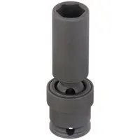 WESTWARD Impact Socket: 11 mm Socket Size, 6-Point, Deep, Black Phosphate, Not Tether Capable (MPN 4LYF8)