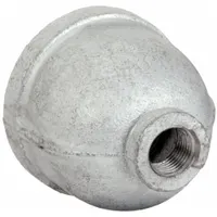 ANVIL Metal Pipe Straight: Straight, 300 psi @ 150° F, 5 in x 4 in, Malleable Iron, Made in USA (MPN 0311093405)