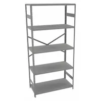 TENNSCO Metal Shelving: Standalone, Light-Duty, 36 in x 18 in, 72 in Overall Ht, 5 Shelves (MPN ESP-1836)