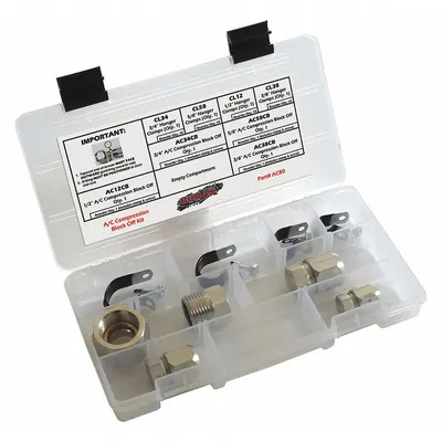 SUR&R AC80 A/C Block Off Kit - Fleet and Vehicle Maintenance