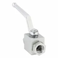 PARKER Hydraulic Ball Valve: Not Lockable, 6.73 in Handle Lg, Two Positions, Two-Way Ways, Female (MPN BVHP12SSS1N)
