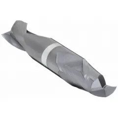 This double-end carbide square end mill features an AlTiN coating for enhanced heat resistance and hardness. With a 1/8" mill diameter and 1/4" length of cut, it is suited for precision milling of ferrous and non-ferrous metals in general machining applications.