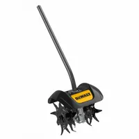 Cultivator attachment for compatible power heads. Overall width 12-1/2 in, overall length 11-7/8 in. Used for tilling and cultivating soil in gardens and landscaping, preparing seedbeds, mixing soil amendments, and weeding