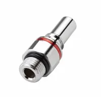 Quick Connection Coupling: Straight, 3/8 in Pipe Size, Warm Red, Quick Disconnect, Brass (MPN LQ4D46006RED)