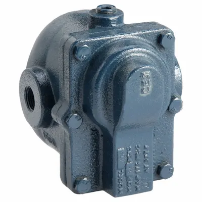 ARMSTRONG INTERNATIONAL Steam Trap: Cast Iron, 1/2 in FNPT, 1,800 lb/hr, 75 psi Max., 377°F Max. - Cast Iron In-line Float & Thermostatic Steam Traps