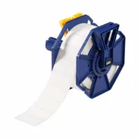 Pre-Cut Label Stock Roll: 1 in x 2 in, Acrylic, Permanent Adhesive, 1,000 Labels, J7300, Permanent (MPN J-17-2618)
