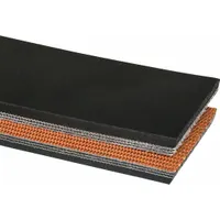 Oil-Resistant Multi-Ply Conveyor Belt: 18 in Belt Wd, 11/32 in Belt Thick, Cut to Lg (15 ft Min) (MPN 20029734-18)