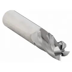General purpose carbide square end mill with 4 flutes, 18 mm mill diameter, 38 mm length of cut, and 102 mm overall length. Used for milling flat-bottomed slots, pockets, and contours in metals, plastics, and composites.