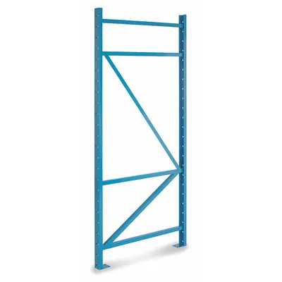 STEEL KING Heavy-Duty Bolted Pallet Rack Upright - Steel King Heavy-Duty Bolted Pallet Rack Uprights