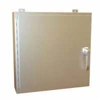 HAMMOND Electrical Enclosure: Stainless Steel, 24 in x 24 in x 6 in, NEMA 12/13/3R/4/4X, Solid Cover (MPN HW24246SSHK)