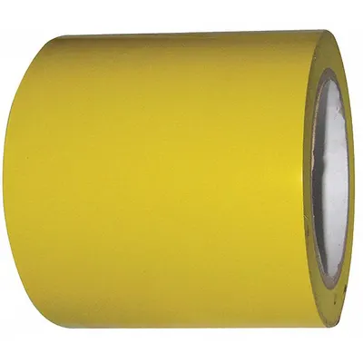 CONDOR Floor Marking Tape: Gen Purpose, Solid, Yellow, 3 in x 108 ft, 4 mil Tape Thick - General Purpose Floor Marking Tape