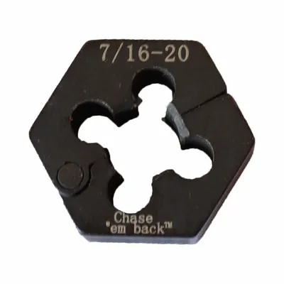 AME Automotive Rethread Die: Thread Repair Die, 1 in Overall Lg, 1 1/8 in Overall Wd - Wheel Stud Tools & Kits