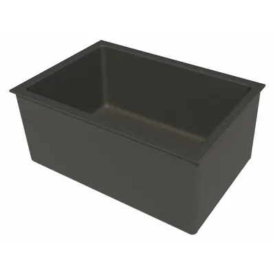INSTOCK Drop-In Sink: Rectangular, 25 in Bowl Lg, 15 in Bowl Wd, 4 7/8 in Bowl Dp - Corrosion-Resistant Laboratory Sinks
