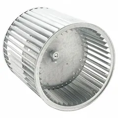 OEM replacement blower wheel for Lennox HVAC systems. Concave design with 12-inch diameter, 12-inch width, and 1/2-inch bore. Compatible with Lennox model CMPB125U5. Used for moving air in residential and commercial ventilation equipment.